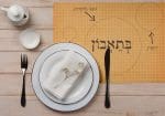 סט פלייסמנטים פי וי סי דגם ילדים אוכלים בריא
