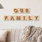 אותיות לקיר משפחה דגם Family מספר 2