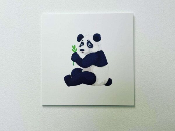 תמונת קיר לחדר ילדים דגם פנדה
