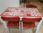 ⁦שטיח פי וי סי למטבח דגם אריחים⁩ – תמונה ⁦3⁩